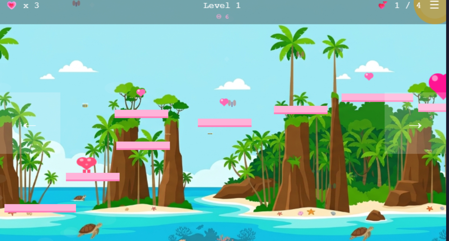 Valentine's Platform Game preview